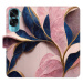 Flipové puzdro iSaprio - Pink Leaves - Honor 90 Lite 5G