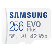 Samsung MicroSDXC 256GB EVO Plus+SD ad
