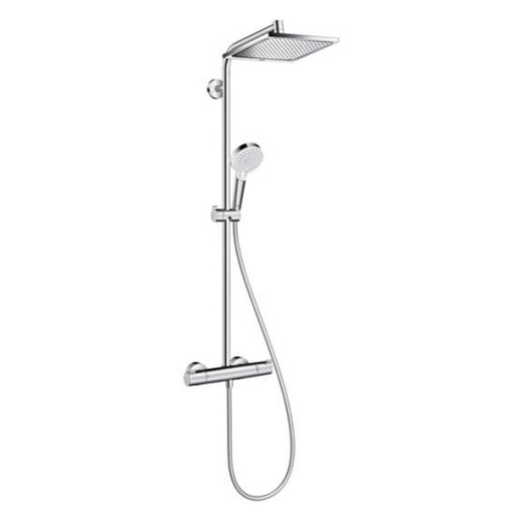 Hansgrohe Crometta - Sprchová súprava E 240 Showerpipe s termostatom, EcoSmart 9 l/min, chróm 27