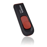 ADATA Flash disk 16GB C008, USB 2.0 Klasická, čierna