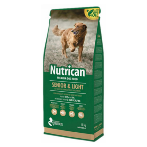 NutriCan Senior & Light granule pre psy 15kg