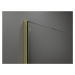 MEXEN/S - Kioto Sprchová zástena WALK-IN 120 x 120 cm, transparent, zlatá 800-120-202-50-00-120