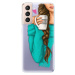 Odolné silikónové puzdro iSaprio - My Coffe and Brunette Girl - Samsung Galaxy S21