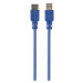 Kabel CABLEXPERT CCP-USB3-AMAF-6 USB A-A 1,8m 3.0 prodlužovací, modrý