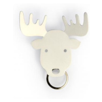 Vešiačik na kľúče Qualy Moose Key Holder, los biely