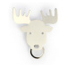 Vešiačik na kľúče Qualy Moose Key Holder, los biely