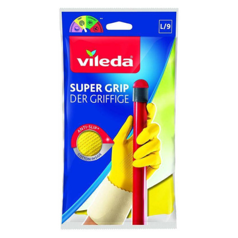 Rukavice Vileda Supergrip, L