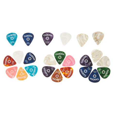 Cascha Guitar Pick Set 24