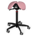 Sedlová stolička Salli SwingFit Farba čalúnenia: Syntetická koža - ružová #9573, Výška postavy: 