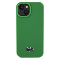 Lacoste Iconic Petit Pique Woven Logo Magsafe Zadný Kryt pre iPhone 15 Green