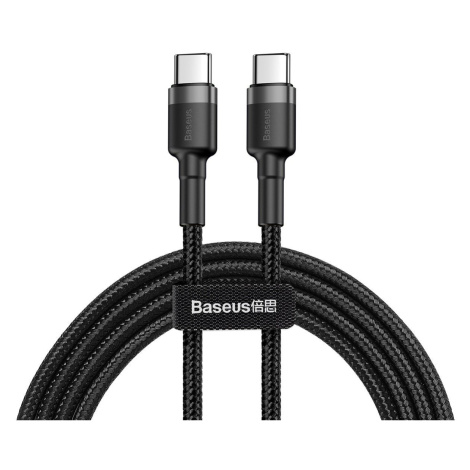 BASEUS Kábel USB-C na USB-C Baseus Cafule PD 2.0, QC 3.0, 60W, 2m