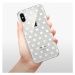 Odolné silikónové puzdro iSaprio - Stars Pattern - white - iPhone X