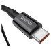 Kábel Baseus Superior Fast Charging CATYS-B01, USB-C na USB-C 100W, 1m, cierny