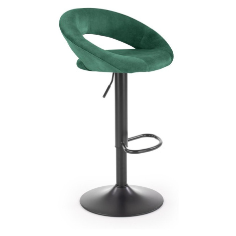 Barová stolička H102 Tmavo zelená Halmar