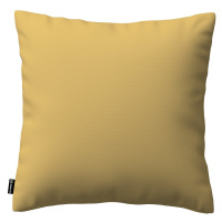 Dekoria Karin - jednoduchá obliečka, matná žltá, 43 x 43 cm, Cotton Panama, 702-41