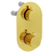 MEXEN - Kai termostatická batérie sprcha / vaňa 3 výstupy, zlatá 77602-50