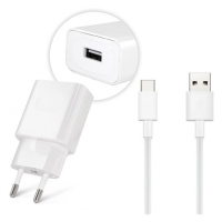 Sieťový nabíjací adaptér, 5V / 2000 mAh, zásuvka USB, kábel USB typu C, rýchle nabíjanie, Huawei