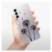 Odolné silikónové puzdro iSaprio - Three Dandelions - black - Samsung Galaxy A14 / A14 5G