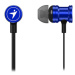 Genius HS-M316, sluchátka s mikrofonem, bez ovládání hlasitosti, modrá, 2.0, špuntová, 3.5 mm ja
