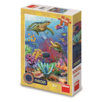 Dino Podmorský svet 100 XL neon Puzzle