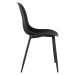 KONDELA Tegra Typ 2 jedálenská stolička čierna