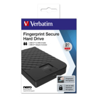 Verbatim externí pevný disk, Fingerprint Secure HDD, 2.5