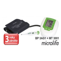 Microlife BP 3AG1 automatický tlakomer s teplomerom MT 3001 1set