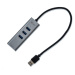 iTec USB 3.0 Kovový HUB 3 porty + adaptér Gigabit Ethernet