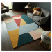 Kusový koberec Moderno Alwyn Multi/Pink Rozmery kobercov: 160x230