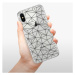 Odolné silikónové puzdro iSaprio - Abstract Triangles 03 - black - iPhone X
