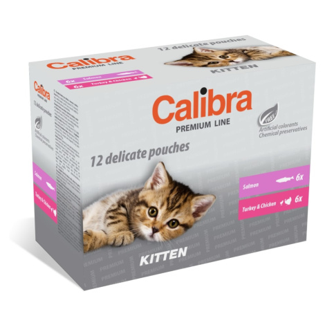 Calibra Premium Line Multipack For Kitten - 12x100g