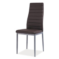 Sconto Jedálenská stolička SIGH-261 hnedá/sivá