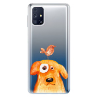 Odolné silikónové puzdro iSaprio - Dog And Bird - Samsung Galaxy M31s