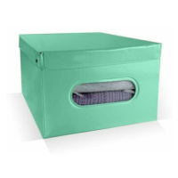Compactor Skladací úložný box PVC so zipsom Compactor Nordic 50 x 38.5 x 24 cm, zelený