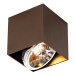 Dizajnové bodové tmavé bronzové štvorce - Box