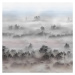 VLADILA Foggy Landscape Pastels - tapeta