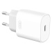 Nabíjačka XO L91 Wall Charger, USB-C, 25W + USB-C to Lightning Cable (White) (6920680808403)