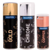 Maston lesklý interiérový dekoračný sprej - Spraylacquer Decoeffect 400 ml zlatý
