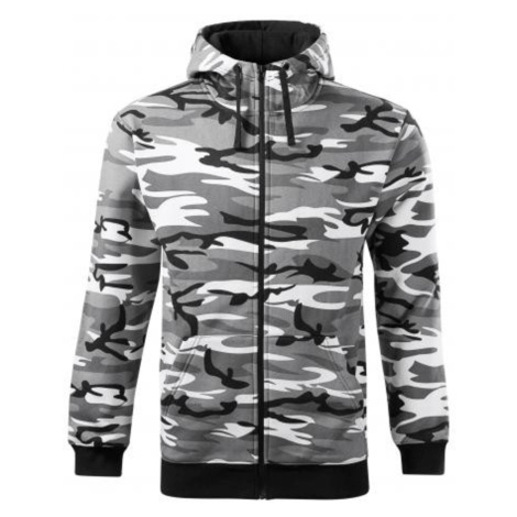 Maskáčová mikina Adler Camo Zipper C19