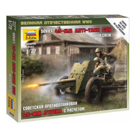 Wargames (WWII) figurky 6112 - Soviet Gun 45mm (1:72)