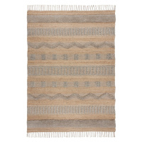 Koberec vo svetlosivej a prírodnej farbe 160x230 cm Medina – Flair Rugs