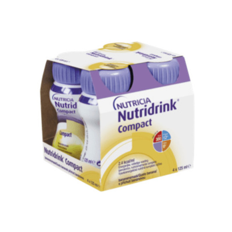 NUTRIDRINK Compact banánová príchuť 4 x 125 ml