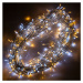 Vianočný svetelný záves - 6x3 m, 600 LED, 24 prameňov