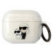 Púzdro Karl Lagerfeld Airpods 3 cover transparent Gliter Karl&Choupette (KLA3HNKCTGT)