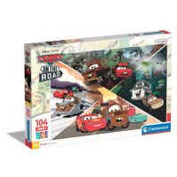 Clementoni - Puzzle Maxi 104 Disney Disney Pixar CARS: Auta na cestách