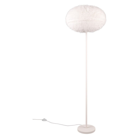 Krémová stojacia lampa (výška 154 cm) Furry – Trio