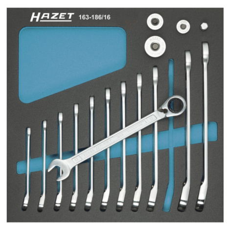 Sada račňových očkoplochých kľúčov 16 ks 163-186/16 - HA162253 Hazet