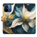 Flipové puzdro iSaprio - Gold Flowers - Xiaomi Redmi 12C
