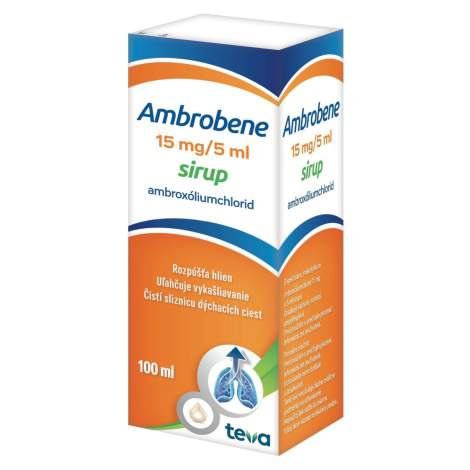 AMBROBENE 15 mg/5 ml sirup 100 ml