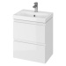 Umývadlová skrinka s umývadlom CERSANIT MODUO SLIM 50 (S801-229-DSM) biela